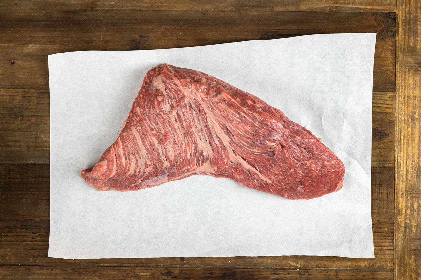 Tri Tip Steak on butcher paper