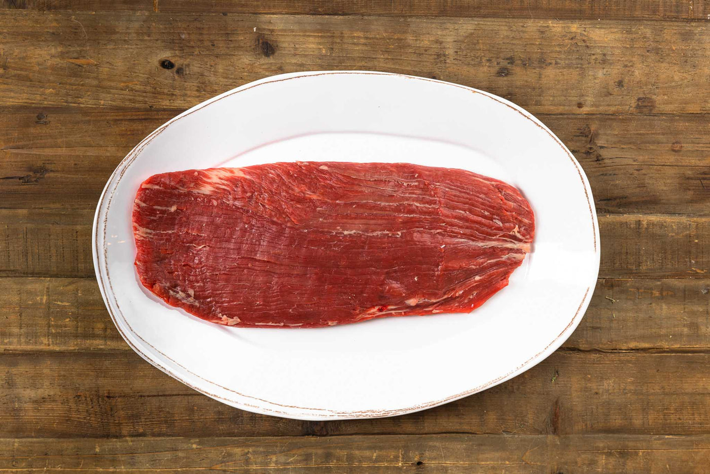 Flank Steak on a plate